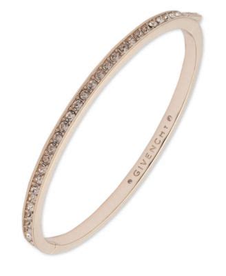 givenchy silk crystal element bangle bracelet - gold|Macy's.